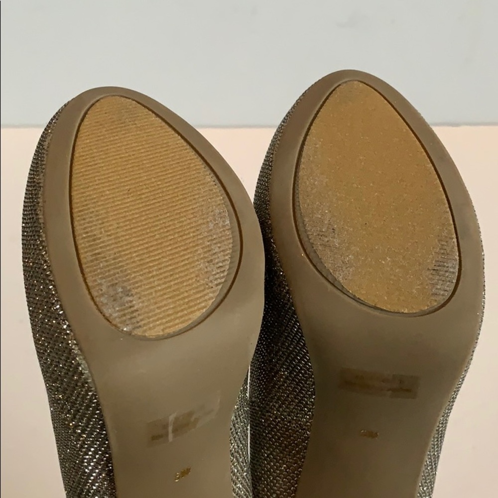 Guess Gold Sparkle Heels- Worn Once - Picture 7 of 10
